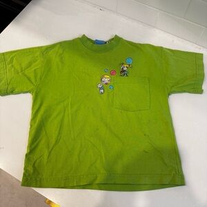 Kids Vintage Rugrats Green Graphic T-Shirt